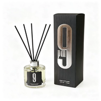 KHAMRAH 50ML F135-1 Ensemble diffuseur de parfum unisexe, parfum boisé épicé Oud, flacon en verre, écologique, sans BPA