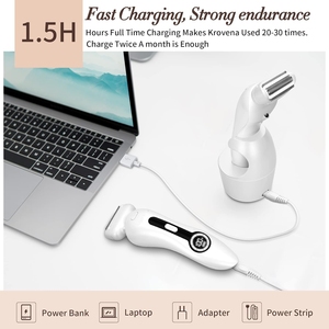 Rasoio elettrico ricaricabile senza fili da donna bagnato/asciutto impermeabile Bikini braccia rimozione dei peli del <span class=keywords><strong>naso</strong></span> orecchio rifinitore <span class=keywords><strong>per</strong></span> il corpo - Product Image 4