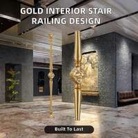 MEIXI Nouvelle Balustrade d'escalier moderne en alliage d'aluminium réglable DIY, montée sur colonne, de luxe, résistante à la rouille