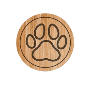 Sous-verres hexagonaux en bois de noyer découpés au laser au design créatif - Product Image 3