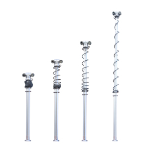 OKAF Palo Telescopico Pneumatico Personalizzato 3-20M con Treppiede per Antenna Radio e Torre di Comunicazione - Product Image 4