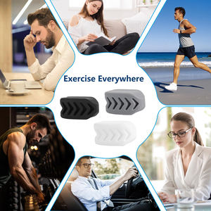 Alat latihan rahang wajah, latihan Fitness Gym bola Jawline pelatih dagu ganda peredam leher wajah pelangsing mulut Jawliner - Product Image 5