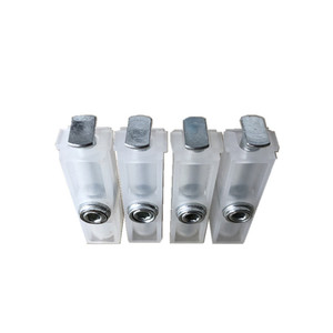 Cerradura para Muebles Huayi Parts, Gancho de 18 mm, Ancho de 13 mm, Blanco Transparente, Accesorio para Gabinetes - Product Image 1