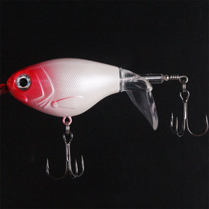 เห<span class=keywords><strong>ย</strong></span>ื่อปลอมคุณภาพสูง 9 ซม. แบบลอยผิวน้ำ Whopper Plopper ทำจาก ABS สำหรับน้ำเค็ม <span class=keywords><strong>หาง</strong></span>หมุนได้ ดึงดูด<span class=keywords><strong>ปลา</strong></span>ในน้ำจืด แม่น้ำ และลำธาร - Product Image 5