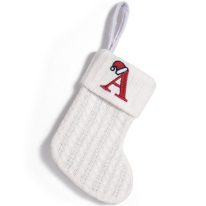 2025 <strong>Stocking</strong> Mini <strong>Christmas</strong> Gift for Holiday Decoration <strong>Christmas</strong> <strong>Stocking</strong> with Embroidered 26 Letters - Product Image 4