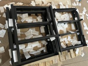 JingXin produttore personalizzato nero industriale in metallo fuso ferro tavolo da pranzo scrivania da ufficio gambe mobili per casa ufficio soggiorno - Product Image 6