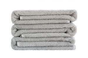 ผ้าขนหนูอาบน้ำสีพื้น 100% ผ้าฝ้ายทออย่างดี หรูหรา นุ่มสบาย และราคาไม่แพง - Product Image 5