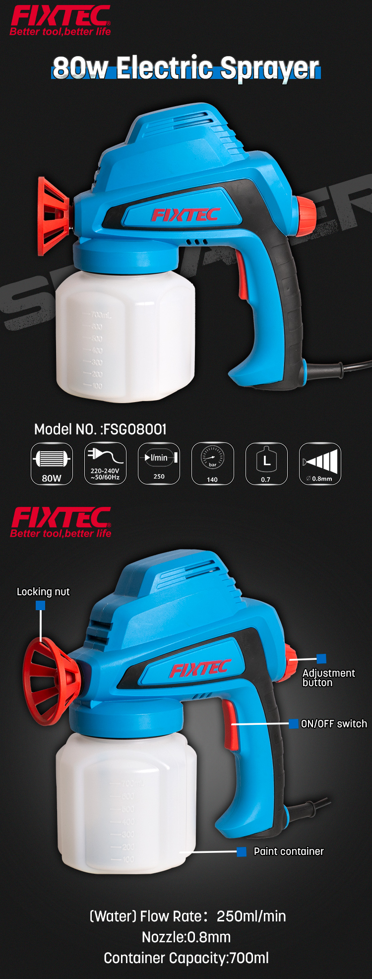 FIXTEC Electric Sprayer Price in Nepal