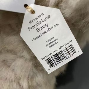 Speciale editie winterkonijn knuffeldier met gratis stofzak, hoogwaardig zacht pluche dier voor seizoensgebonden cadeau's in een boetiek - Product Image 2