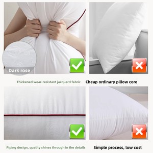 Almohada Larga para Respaldo, Soporte Lumbar, Relleno de Algodón PP, Diseño Moderno y Minimalista - Product Image 3