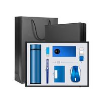 Tasse sous vide + clé USB + stylo + batterie externe + porte-clés + porte-carte nominative + souris + signet cadeaux de mariage