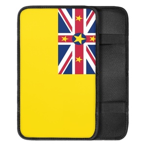 Coussin d'accoudoir universel fin pour véhicule, imprimé avec le drapeau de Niue, protection d'accoudoir portable pour voitures particulières - Product Image 3