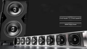 Subwoofer Inalámbrico Profesional de Alta Calidad de 300W con Doble Altavoz de 8 Pulgadas para Uso en Escenarios, Cine en Casa y Actuaciones Profesionales Móviles - Product Image 6