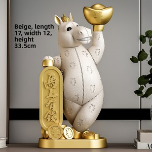 Decorazione da Scrivania Originale Dipinta a Mano con Motivo di Cavalli, Ideale per Ufficio, Mobili TV e Vetrinette, Regalo di Inaugurazione Casa - Product Image 6