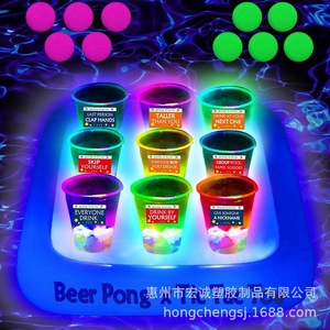 Cubo de hielo inflable redondo de plástico para bebidas, diseño novedoso para fiestas - Product Image 3