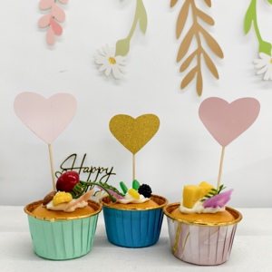 DAMAI Wedding Decoration Bridal Shower Supplies White Pink With Heart Element Plate <b>Disposable</b> <b>Tableware</b> Paper Cups Napkins - Product Image 4