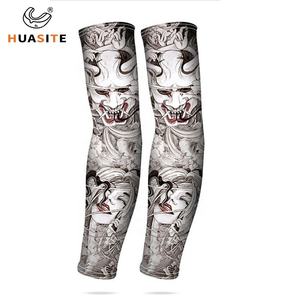 HST personalizado protección UV brazo completo tatuaje <span class=keywords><strong>manga</strong></span> transpirable Unisex ciclismo brazo <span class=keywords><strong>pierna</strong></span> cubierta diseño colorido - Product Image 2