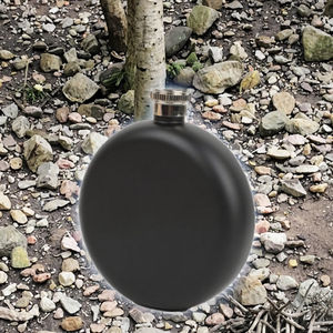 Juego de Frascos Redondos de Acero Inoxidable 304 de 5oz, Negros, Ecológicos, Portátiles, para Whisky y Licores, Ideales para Viajes y Regalos - Product Image 3