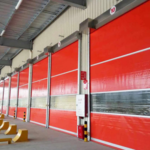 Tùy chỉnh đầy màu sắc nhanh chóng tự động con lăn Cửa Cửa tốc độ cao hội thảo cắt cửa vải PVC cuộn lên Cửa trong suốt - Product Image 2