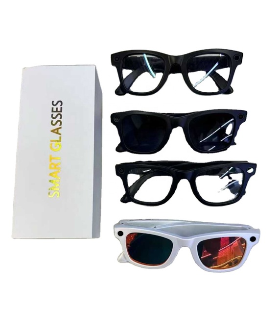 2026 Hot Buys W610 Smart Glasses Wearable Headset Anti-blue Light Lenses IP67 Waterproof Real-time Translation Call AI Photo