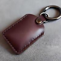 Porte-clés carré en cuir léger des Raiders de Las Vegas, taille unique, noir, pour les fans de la NFL