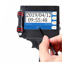 12,7mm Media pulgada Altura de impresión Tubo de PVC Impresora de inyección de tinta continua de mano Interfaz USB Código de lote de stock Fecha de caducidad Chino