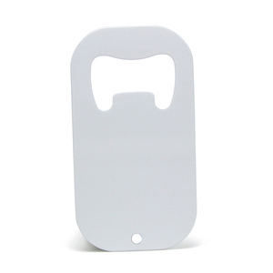 <span class=keywords><strong>DIY</strong></span> מתנות כלב תג בירה בקבוק פותחן עבור סובלימציה מותאם אישית נירוסטה ריק לבן סובלימציה בקבוק פותחן כפול צדדי - Product Image 1