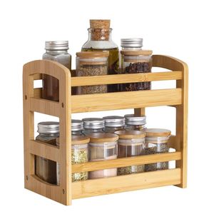 Eco Friendly Products 2023 Bamboo Spice Rack Organizer <b>Kitchen</b> Organizer - Product Image 1