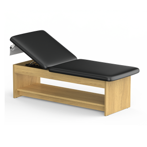 <span class=keywords><strong>Table</strong></span> d'<span class=keywords><strong>examen</strong></span> pédiatrique manuelle Clinic4-0010LH pour hôpital, avec étagère, en cuir et bois, multifonction, garantie 2 ans - Product Image 5