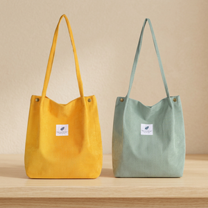 Bolsa de Mano de Lona de Color Sólido, Estilo Vintage, con Cierre de Cremallera, Poliéster Resistente al Agua, Estilo Minimalista, Amarillo Verde Menta, para Todas las Estaciones - Product Image 4