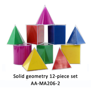 El área de superficie de material didáctico de matemáticas para niños de escuela <span class=keywords><strong>primaria</strong></span> se puede expandir Cubo de geometría Geometría sólida Modelo de conjunto de 12 piezas - Product Image 2