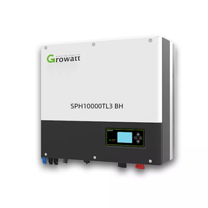 อินเวอร์เตอร์พลังงานแสงอาทิตย์ Growatt 3 เฟส รุ่น <span class=keywords><strong>SPH</strong></span> 4000 5000 6000 8000 10000 TL3 BH แบบไฮบริด สำหรับใช้ในบ้าน ระบบออนกริด/ออฟกริด - Product Image 2