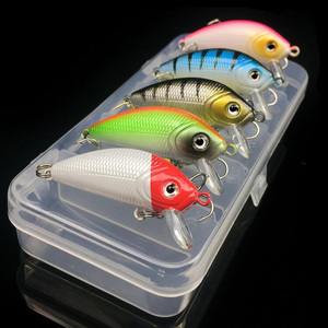 WEIHE Vente en gros 5 couleurs disponibles Appâts artificiels Crank Hard Plastic Fishing Lures Set <span class=keywords><strong>Peche</strong></span> Au Coup <span class=keywords><strong>Siege</strong></span> - Product Image 2