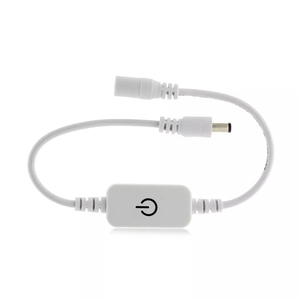 Công Tắc Điều Chỉnh Độ Sáng LED 4A 6A Công Tắc Cảm Ứng 12-24V Bật/Tắt Vỏ Nhựa Màu Đen Hoặc Trắng Có Thể Điều Chỉnh Độ Sáng 10-100% Không Hàn Ổ Cắm DC 5.5*2.1Mm - Product Image 5