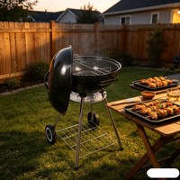 Barbecues portables allemands jetables au charbon de bois, fumoirs coréens Hibachi Panini, roulottes barbecue Asado au charbon de bois, outils à brochettes, grils BBQ