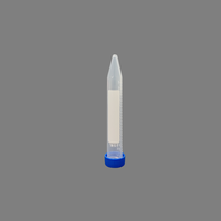 Tube à centrifuger gradué à fond conique PP de 15ml avec couvercle à vis