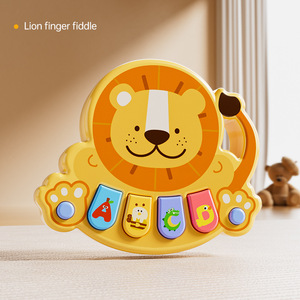 Boîte à musique portable en forme de piano, jouet mignon en forme d'animaux de dessin animé, instrument de percussion en gros - Product Image 5