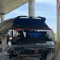 Kit d'accessoires de carrosserie modifiés pour JAECOO J6 J7 06 : Spoiler avant, diffuseur et décoration d'échappement