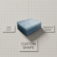 Plaque en acrylique découpée sur mesure par CNC, 100% PMMA vierge coulé, qualité alimentaire, transparente, multi-épaisseurs, panneau usiné, usine