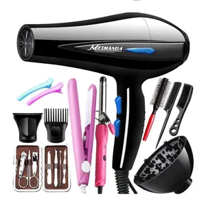 Professional negativ ion reverse hairdryer,a complete set of accessories Fast Dry Low Noise home-Salon Electric Hair Dryer.