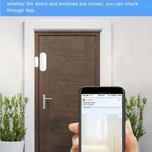 Smart Wireless WiFi Door Window Sensor Real-Time <b>Alarm</b> Compatible Alexa Google Assistant Home Automation Security System Tuya - Product Image 4