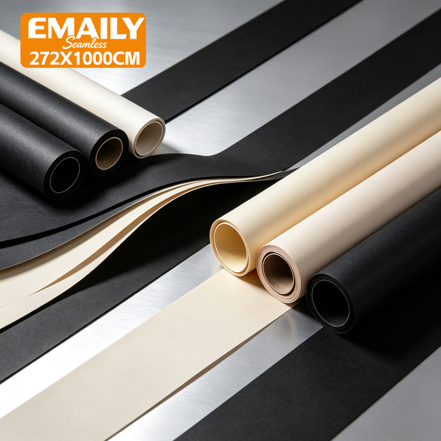 2 72m X 11m Solid Color Seamless Paper Backdrop for Professional Photography Studio Video Shoot