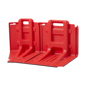 Barrera de Control de Inundaciones en Forma de L de ABS Rojo para Uso en Puertas Domésticas, Diseño Simple - Product Image 2