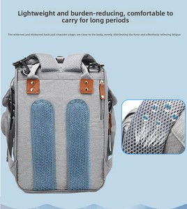 Sac à langer avec <span class=keywords><strong>lit</strong></span> pliant, <span class=keywords><strong>moustiquaire</strong></span>, porte-biberon isotherme et <span class=keywords><strong>lit</strong></span> d'appoint <span class=keywords><strong>pour</strong></span> bébés - Product Image 4