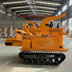 Popular Mobile <b>Wood</b> Orchard Garden Chipper Branch Hydraulic Feeding <b>Wood</b> Chipper Shredder - Product Image 1