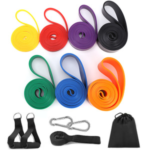 Bande de résistance TPE à résistances multiples pour tractions, yoga, entraînement de force et aide à la remise en forme - Product Image 5