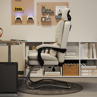 Chaise de direction ergonomique incurvée pour chaise de bureau inclinable à domicile avec tissu et matériau en maille pour une longue séance