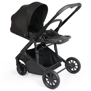 Ensemble de poussette de luxe 3-en-1 pour nouveau-né, avec nacelle et siège auto, idéal pour les voyages – Vente en gros - Product Image 4