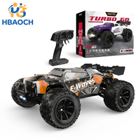 HBAOCH Voiture RC Électrique Brossée 1/14 2.4G 4 Canaux Entièrement Proportionnelle Haute Vitesse Camion Jouet 4x4 Tout-Terrain Max 28KM/H RTR