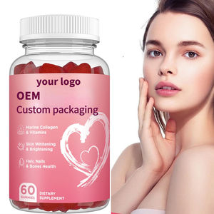 OEM Suplemento de Clareamento em Gomas L-Glutationa para Cuidados com a Pele com Colágeno para Adultos Não Recomendado 60 Gomas - Product Image 2